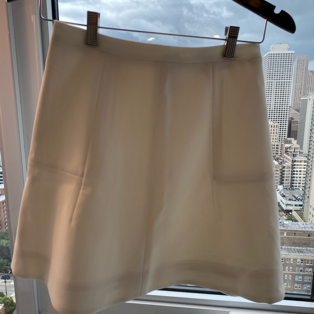 J. Crew white skirt size 0